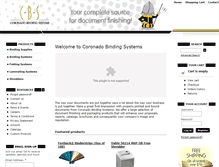 Tablet Screenshot of coronadobinding.com